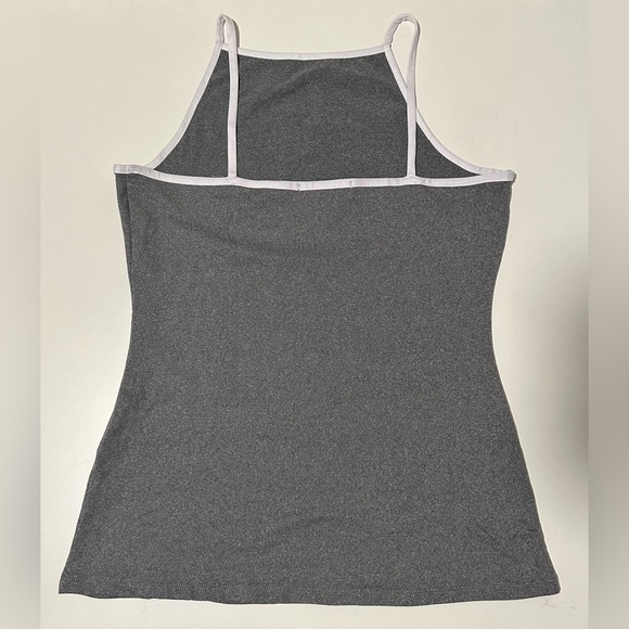 Forever21 Cami Tank Top 1X Grey with White Flower - Picture 5 of 13
